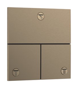 Hansgrohe ShowerSelect Comfort E stopkraan inbouw voor 3 functies, Brushed Bronze
