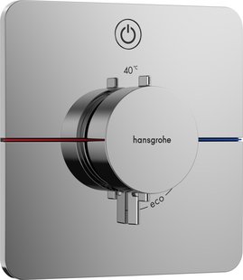 Hansgrohe ShowerSelect Comfort Q thermostaat inbouw voor 1 functie, chroom