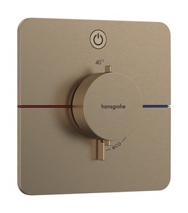 Hansgrohe ShowerSelect Comfort Q thermostaat inbouw voor 1 functie, Brushed Bronze