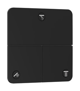 Hansgrohe ShowerSelect Comfort Q stopkraan inbouw voor 3 functies, mat zwart