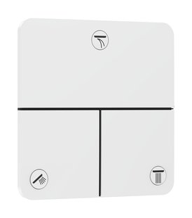 Hansgrohe ShowerSelect Comfort Q stopkraan inbouw voor 3 functies, mat wit