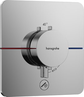 Hansgrohe ShowerSelect Comfort Q thermsotaat inbouw voor 1 functie en extra uitgang, chroom