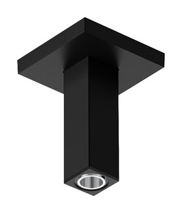 Hansgrohe plafondaansluiting E 10 cm, mat zwart