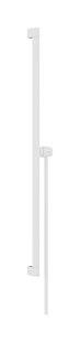 Hansgrohe Unica glijstang E Puro 90 cm met easy slide schuifstuk en Isiflex doucheslang 160 cm, mat wit Hansgrohe Unica glijstang E Puro 90 cm met easy slide schuifstuk en Isiflex doucheslang 160 cm, mat wit