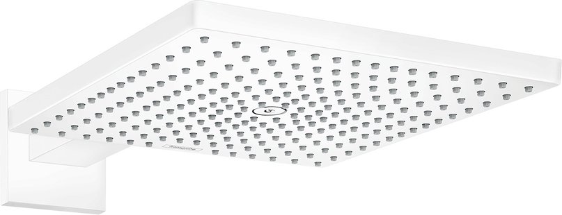 Hansgrohe Raindance E hoofddouche 300 1jet EcoSmart met douche-arm, mat wit