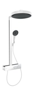 Hansgrohe Rainfinity showerpipe 360 1jet met ShowerTablet 350, mat wit