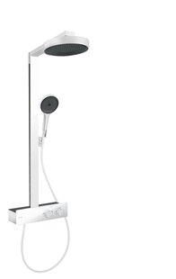 Hansgrohe Rainfinity showerpipe 250 1jet EcoSmart met ShowerTablet 350, mat wit