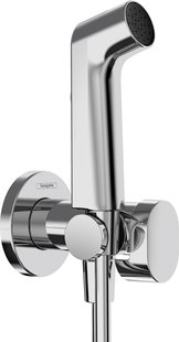 Hansgrohe bidethanddouche 1jet EcoSmart voor warm water met douchehouder en doucheslang 125 cm, chroom
