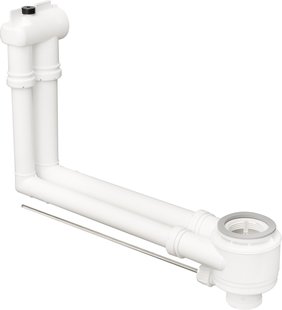 Hansgrohe Afvoer- en overloopset voor excentrische montage wastafel