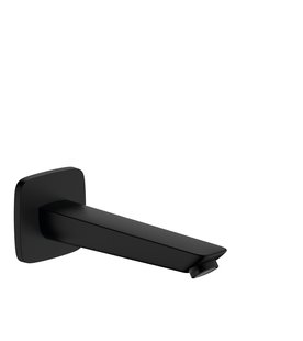 Hansgrohe Logis baduitloop, mat zwart