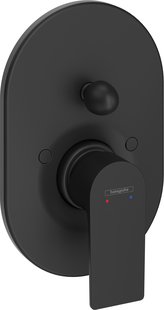 Hansgrohe Rebris E ééngreeps badmengkraan inbouw, mat zwart