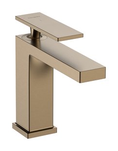 Hansgrohe Tecturis E ééngreeps wastafelkraan 110 CoolStart met PopUp trekwaste, Brushed Bronze