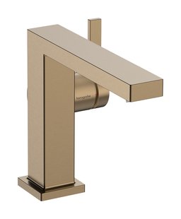 Hansgrohe Tecturis E ééngreeps wastafelkraan 110 Fine CoolStart met afvoerplug, Brushed Bronze