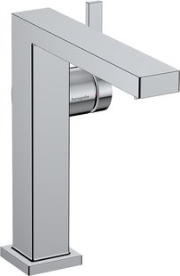 Hansgrohe Tecturis E ééngreeps wastafelkraan 150 Fine CoolStart met afvoerplug, chroom