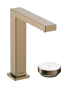 Hansgrohe Tecturis E 2-gats wastafelkraan 150 CoolStart met waste, Brushed Bronze