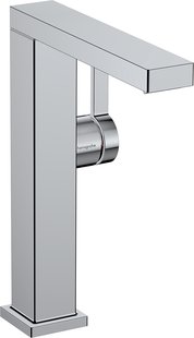 Hansgrohe Tecturis E ééngreeps wastafelkraan 210 Fine CoolStart met draaibare uitloop en PushOpen afvoerplug, chroom