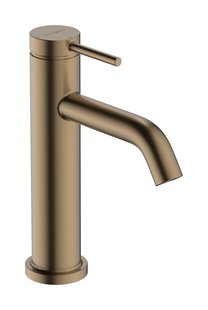 Hansgrohe Tecturis S ééngreeps wastafelkraan 110 CoolStart met PopUp trekwaste, Brushed Bronze