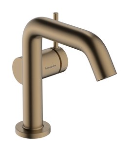 Hansgrohe Tecturis S 110 Fine CoolStart ééngreeps wastafelmengkraan met PushOpen, Brushed Bronze