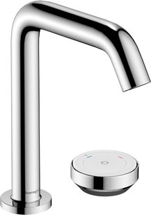 Hansgrohe Tecturis S 2-gats wastafelkraan 150 CoolStart met waste, chroom
