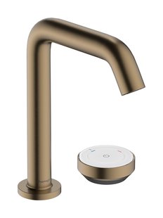 Hansgrohe Tecturis S 2-gats wastafelkraan 150 CoolStart met waste, Brushed Bronze