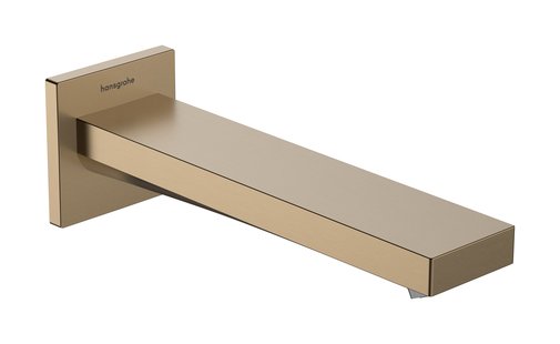 Hansgrohe Tecturis E baduitloop, Brushed Bronze