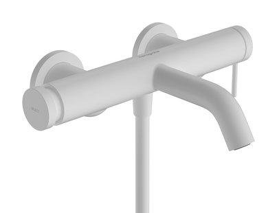Hansgrohe Tecturis S ééngreeps badmengkraan opbouw, mat wit