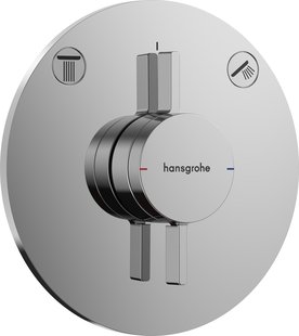 Hansgrohe DuoTurn S kraan inbouw voor 2 functies, chroom