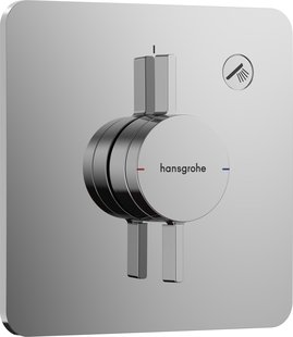 Hansgrohe DuoTurn Q kraan inbouw voor 1 functie, chroom