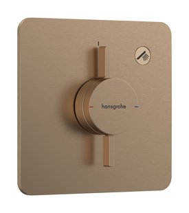 Hansgrohe DuoTurn Q kraan inbouw voor 1 functie, Brushed Bronze