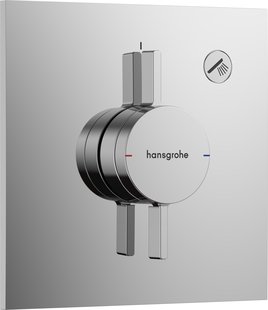 Hansgrohe DuoTurn E kraan inbouw voor 1 functie, chroom