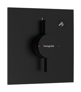 Hansgrohe DuoTurn E kraan inbouw voor 1 functie, mat zwart