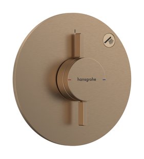 Hansgrohe DuoTurn S kraan inbouw voor 1 functie, Brushed Bronze