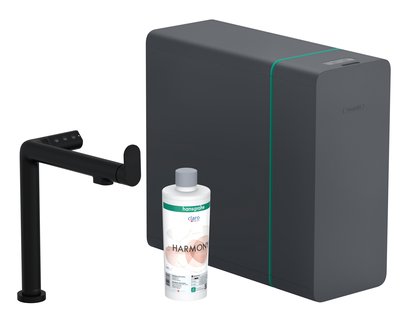 Hansgrohe Aqittura M91 Soda systeem 240, 1jet, mat zwart