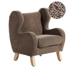 Beliani - FARUM - Kinderfauteuil - Bruin - Bouclé Beliani - FARUM - Kinderfauteuil - Bruin - Bouclé