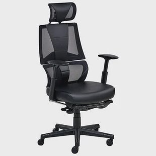 Beliani - CREATOR - Bureaustoel - Zwart - Kunstleer