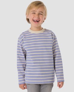 HEMA Kindershirt strepen blauw (blauw)