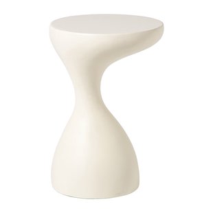 Bijzettafel organic - beige - ø34x50 cm