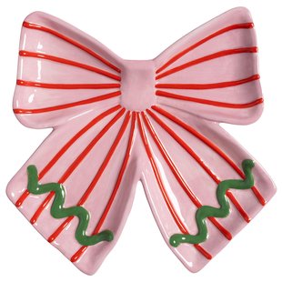 &amp;klevering Ribbon Serveerschaal Pink