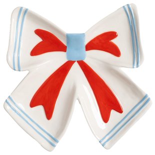 &amp;klevering Ribbon Serveerschaal Off-White