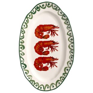 &amp;klevering Sir&egrave;ne Serveerschaal 34,5x21,5 Shrimp