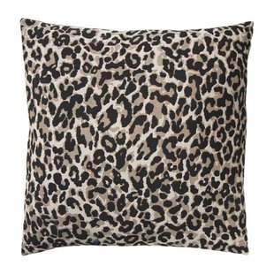 Kussen jacquard animal - bruin - 45x45 cm