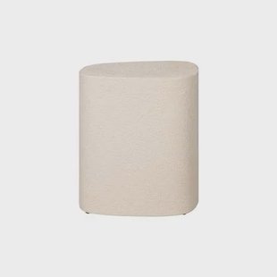 Bijzettafel Montignac - Creme|Wit - MDF
