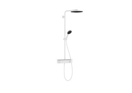 Hansgrohe Pulsify S Showerpipe 260 1jet EcoSmart met ShowerTablet Select 400, mat wit