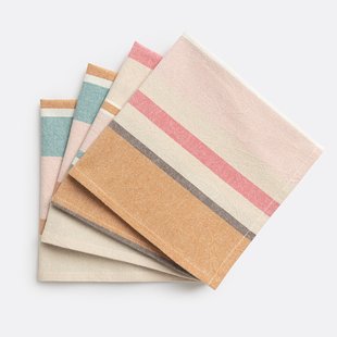 Geweven geverfde katoenen servetten Antika