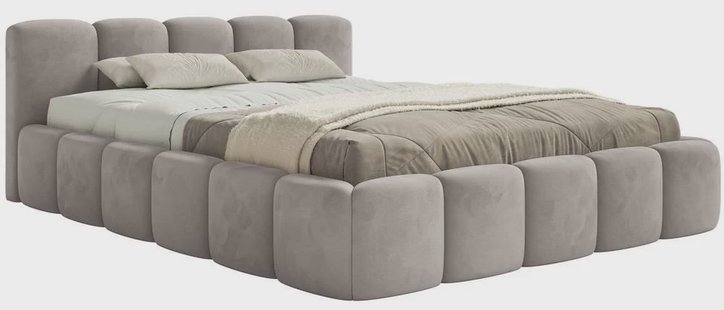 Bedframe Chloe laag 140 x 200 cm velvet | NADUVI Collection