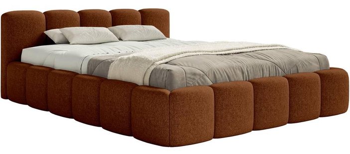 Bedframe Chloe laag 160 x 200 cm chenille | NADUVI Collection