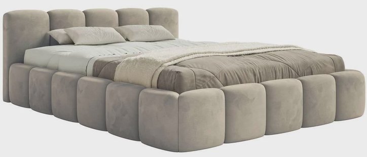 Bedframe Chloe laag 160 x 200 cm velvet | NADUVI Collection