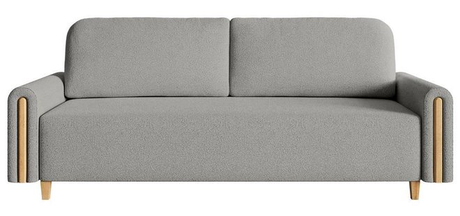 3-zitsslaapbank Marella bouclé met opbergruimte | NADUVI Collection