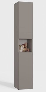 Badkamerkast Nolo met wasmand en open vak | NADUVI Collection