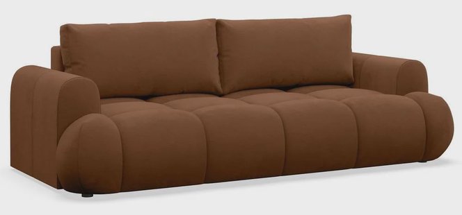 3-zitsslaapbank Forli fluweel met opbergruimte | NADUVI Collection